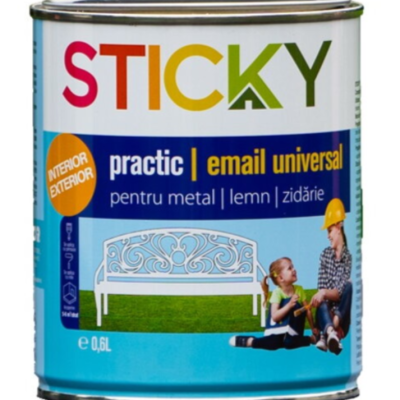 Vopsea Sticky practic bleu 0.6L