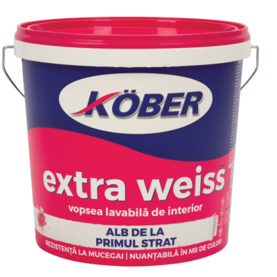 Vopsea lavabila Extraweiss 8.5L