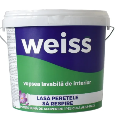 Vopsea lavabila Weiss 4L