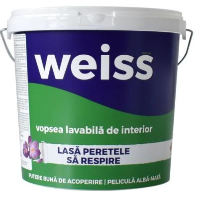 Vopsea lavabila Weiss 8.5L