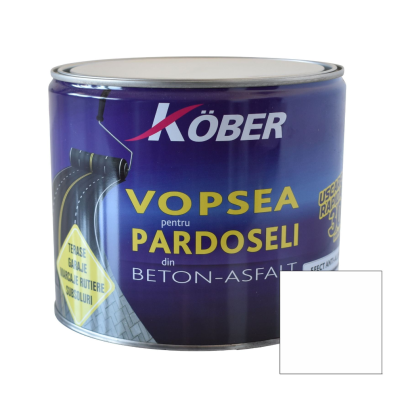 Vopsea Kober pt beton-astfalt alb 2.5l