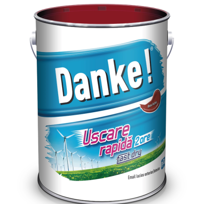 Vopsea Danke rosu inchis 4L