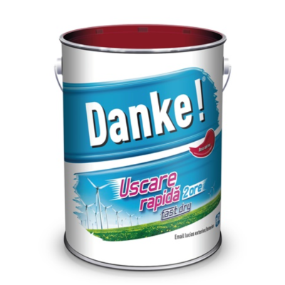 Vopsea Danke rosu aprins 4L
