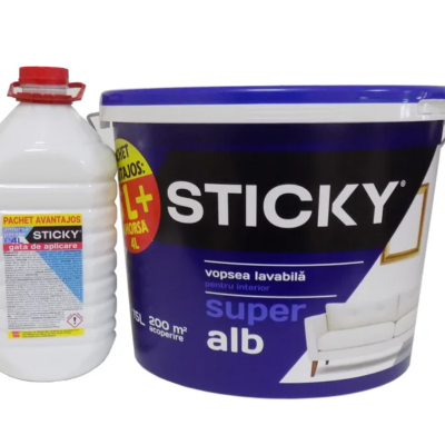 Var lavabil Sticky int.15L+Amorsa 4L