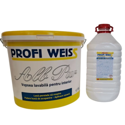 Var lavabil Profi Weiss int.15L+Amorsa Profi Weiss 4L