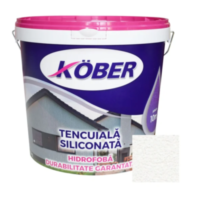 Tencuiala siliconata Kober bob de orez alb fildes 25kg
