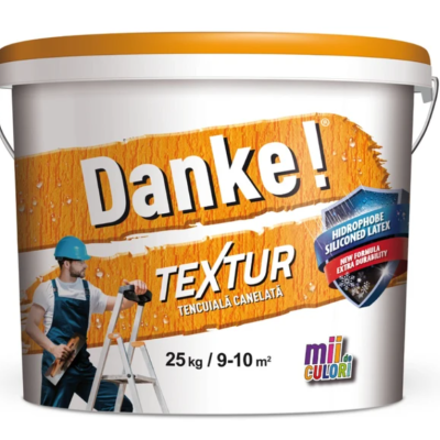 Tencuiala Danke textur baza alba 25 kg