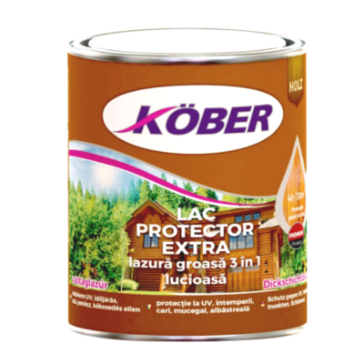 Lac protector extra stejar inchis Kober 0.75 l