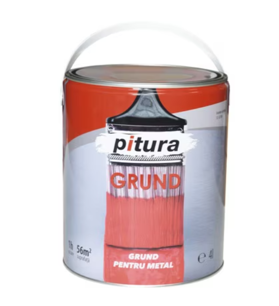 Grund Pitura rosu oxid 4 L - Sephard Market