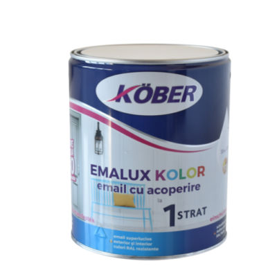 Emalux alb 4 L uscare rapida