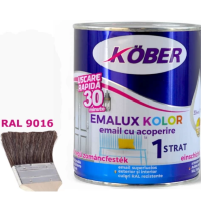 Emalux alb 0.75 L uscare rapida