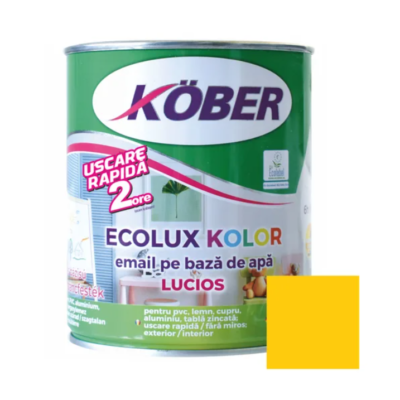 Ecolux kolor mat galben zinc bz.de apa 0.6L