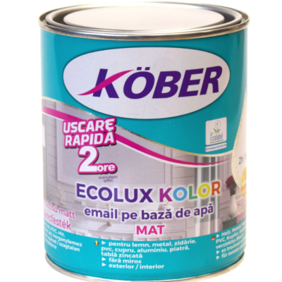 Ecolux kolor mat gri deschis  bz.de apa 0.6L