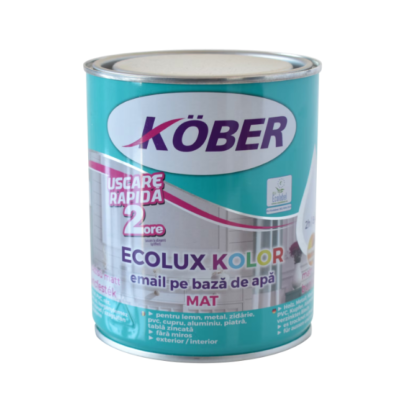 Ecolux kolor mat alb bz.de apa 0.6L