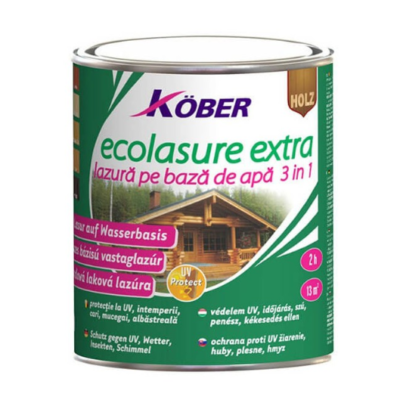 Ecolasure extra stejar deschis 0.75 L bz apa