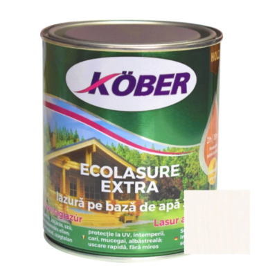 Ecolasure extra alb 0.75 L bz apa