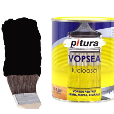Pitura negru 0.6 L