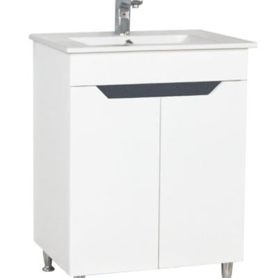 Baza S056+lavoar 60cm alb/ant srt sus 19107
