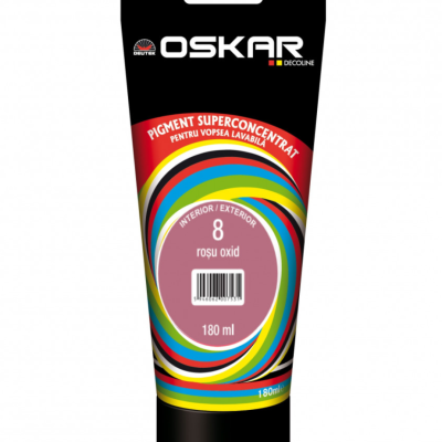 Pigment Oskar 8 rosu oxid 180 ml