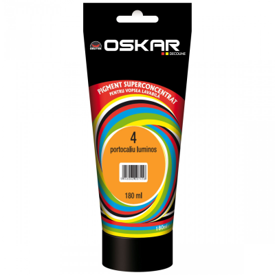 Pigment Oskar 4 portocaliu luminos 180 ml