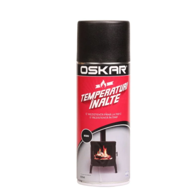 Oskar temperaturi inalte negru 400 ml