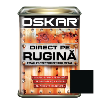 Oskar rugina negru mat forjat 0.5l
