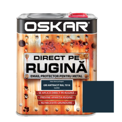 Oskar rugina gri antracit lucios 7016 2.5l