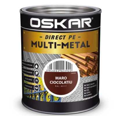 Oskar multimetal email maro ciocolatiu-8017-0.75L