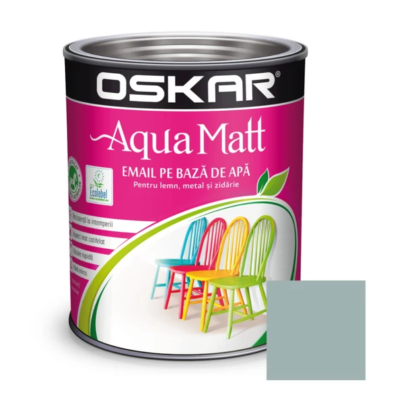 Oskar aqua matt gri creativ 2.5l