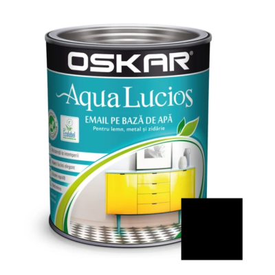 Oskar aqua lucios email negru accent 2.5L