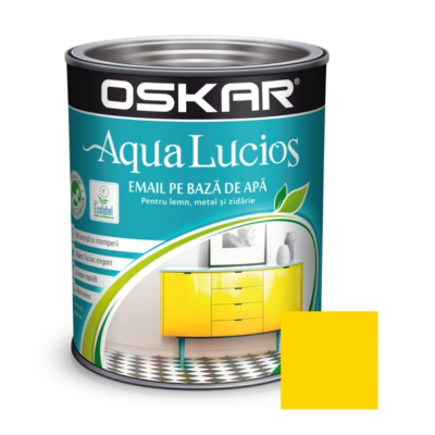 Oskar aqua lucios email galben impuls 0.6L
